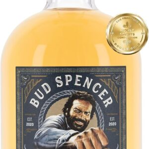 Bud Spencer Whisky – The Legend – [Smoky 49% Vol, 0.7 L] German Premium Whiskey from Selected Barrels – Gift Box – Bud Spencer and Terence Hill Fan Item – Whisky Gifts for Men