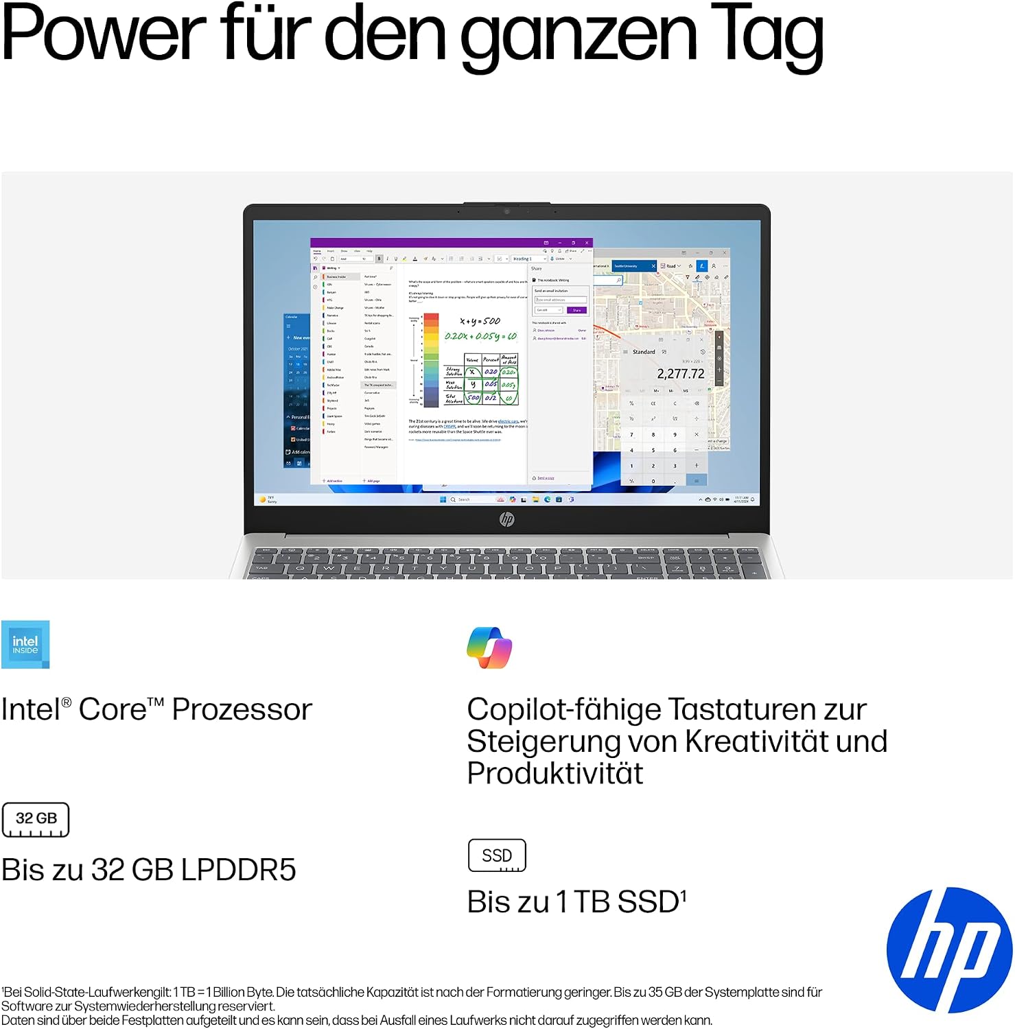 HP Laptop, 17.3 Inch HD+, Intel N200, 8GB RAM, 256GB SSD – Bild 10
