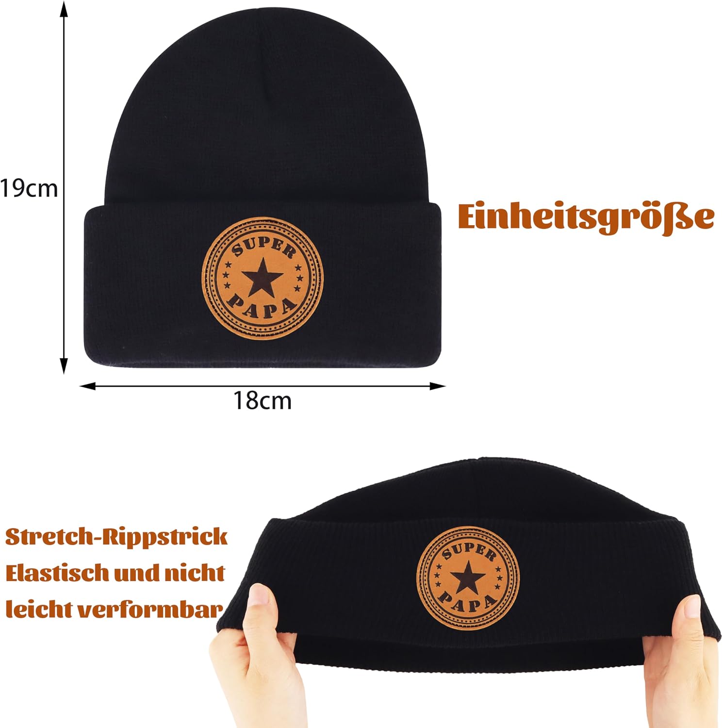 Jeasona Men's / Women's Winter Warm Knitted Hat – Bild 2