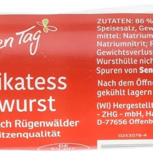 Jeden Tag Delikatess Tea Sausage Fine 125 g
