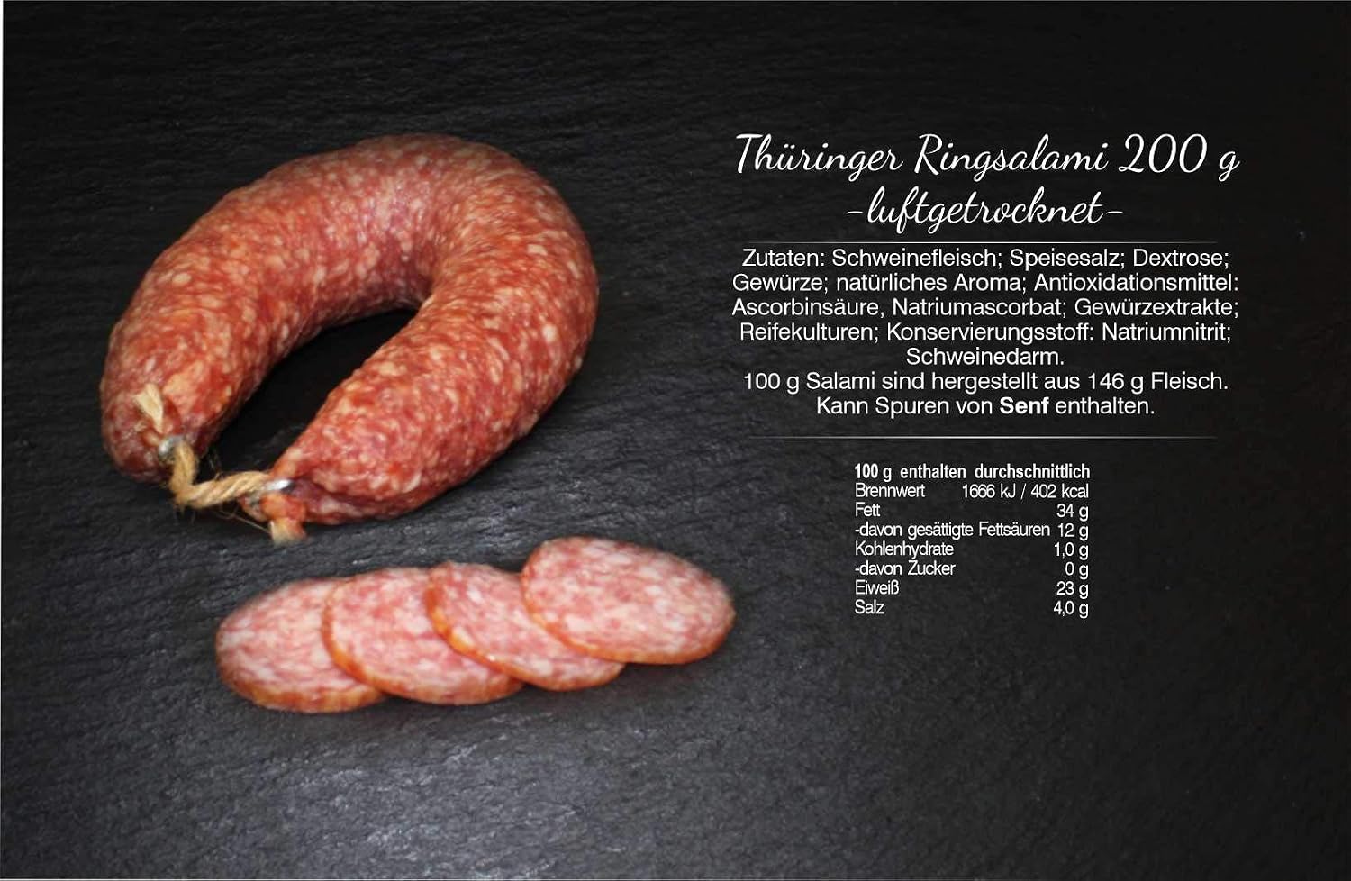 Sausage from Thuringia I Sausage as a Gourmet Package I Fine Selection of Salami's – Bild 4