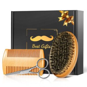 Beard Brush Beard Care Set Christmas Gifts for Men