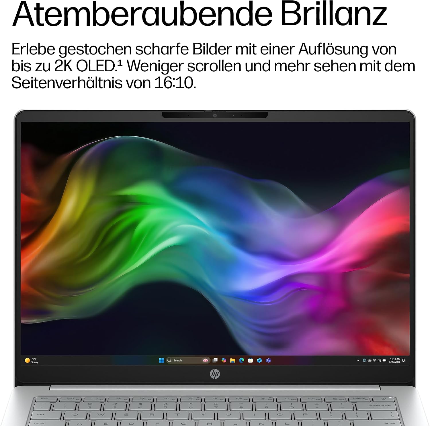 HP OmniBook 3 Laptop, 14 Inch WUXGA, Snapdragon X, 16GB RAM, 512GB SSD – Bild 12