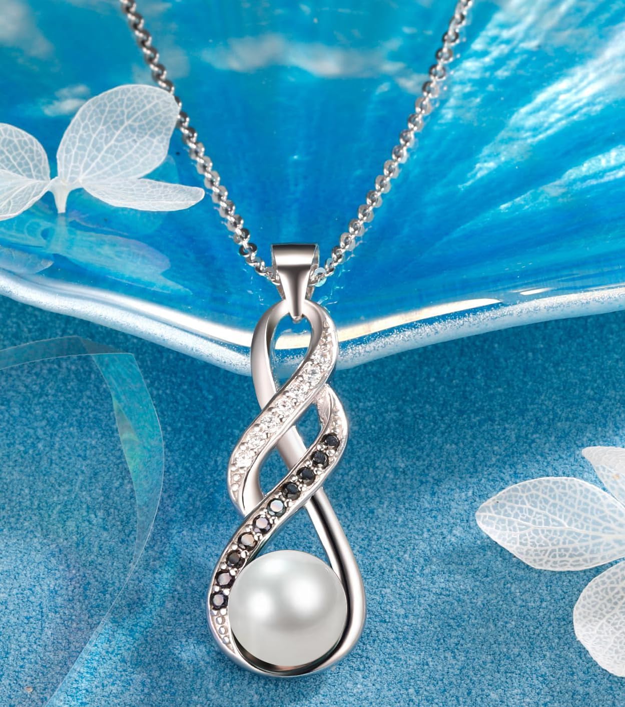 Gifts for Wife Pearl Necklace Jewellery Christmas Gift Mother's Day Mum Gift Valentine's Day Anniversary Wedding Birthday Wife Girlfriend – Bild 3