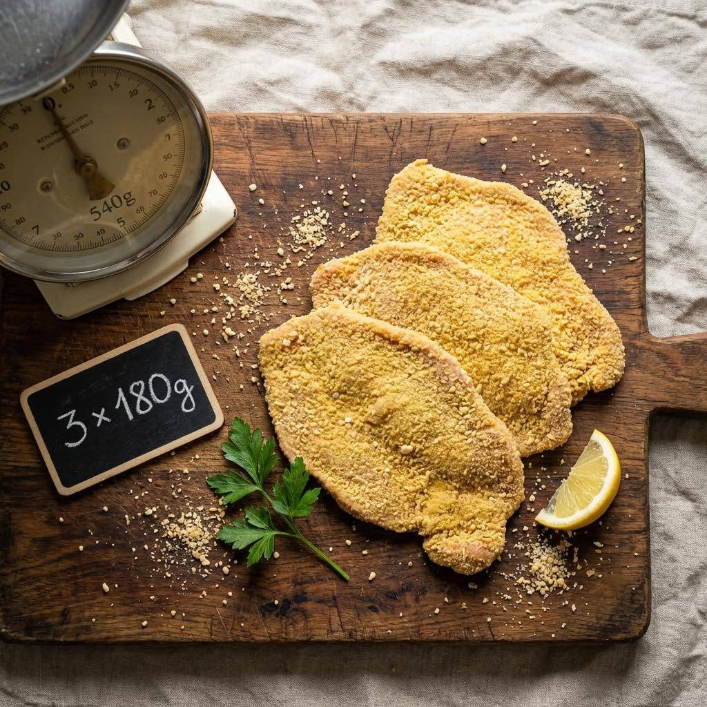 Wurstbaron Pork schnitzel fresh set of 3, 3 x 180 g schnitzel from pork, butcher quality, fresh pork, premium meat (3 pieces) – Bild 2