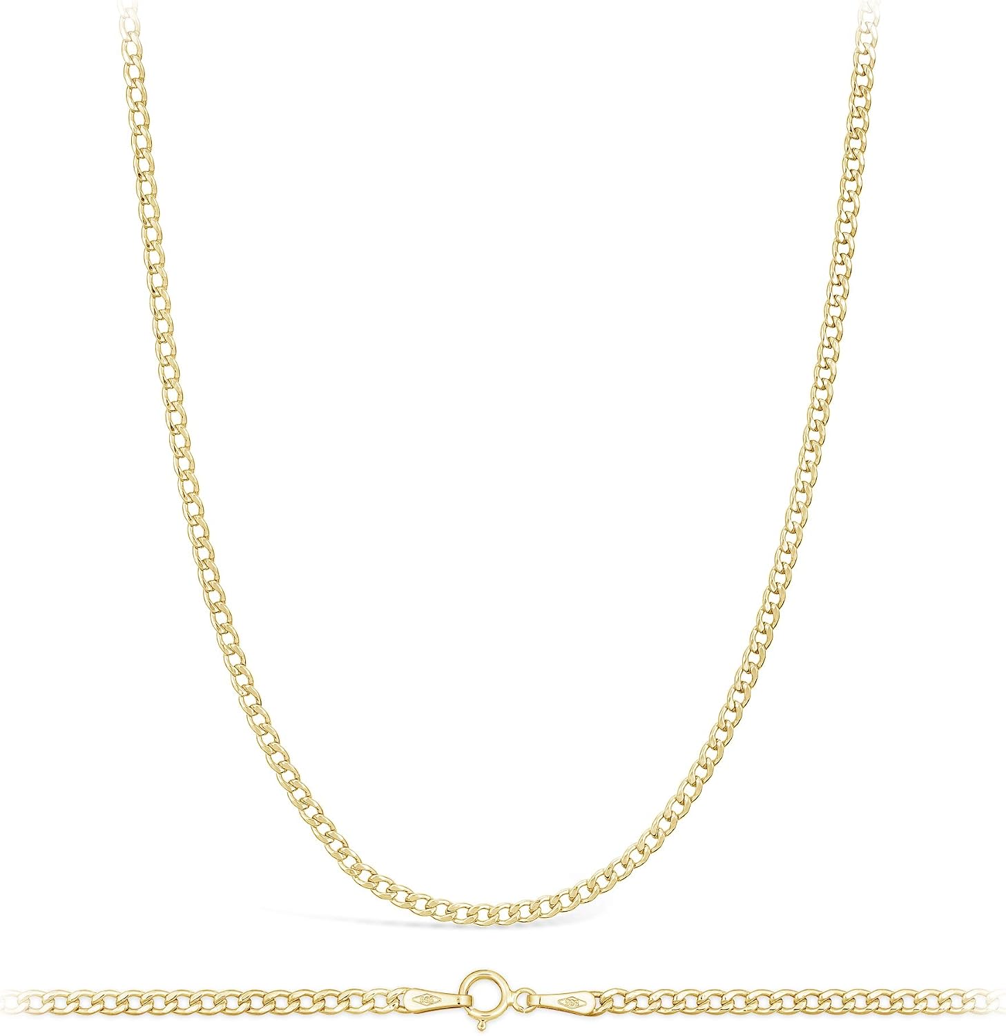 14 Carat / 585 Gold Chain Yellow Gold Unisex - Width 2.3 mm - Choice of Length – Bild 4