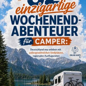 52 einzigartige Wochenend-Abenteuer für Camper: Deutschland neu erleben mit außergewöhnlichen Stellplätzen, regionalen Ausflugszielen und Online-Karte