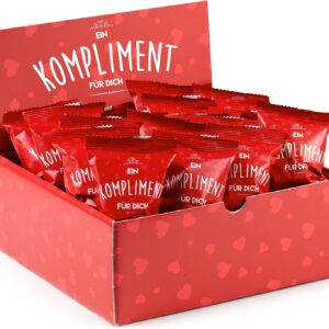 Box of 25 Lucky Cookies A Compliment for You Lucky Cookies Compliment Gift Mother’s Day Thank You Beautiful That You Are Colleagues Everyday Heroes Fortune Cookies Vegan & Baked in Germany with Love