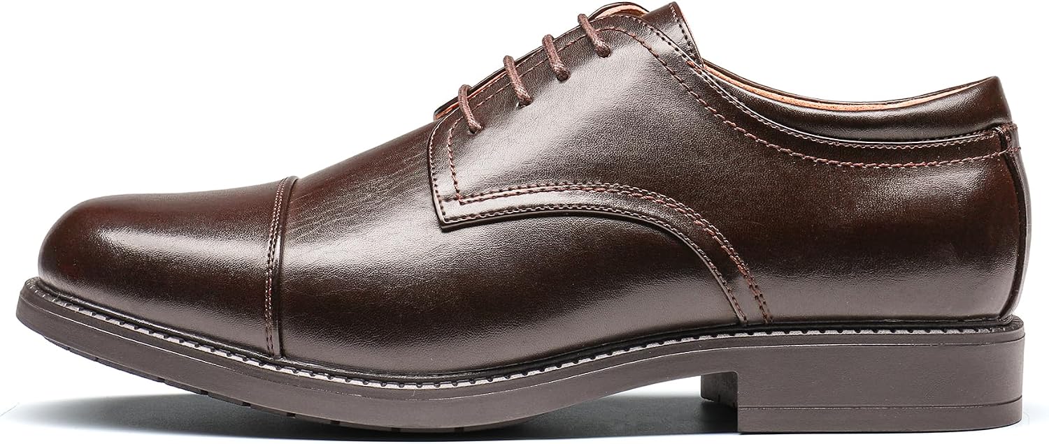 Bruno Marc Men's Dress Shoes Lace-Up Half Derby – Bild 3