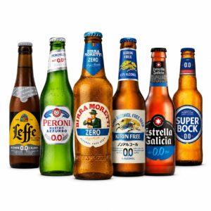 Alcohol-free International Beer Set 6 x 0.33 L Bottles