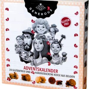 Generous Cookies Adventskalender glutenfrei, 24 Kekse zu Weihnachten