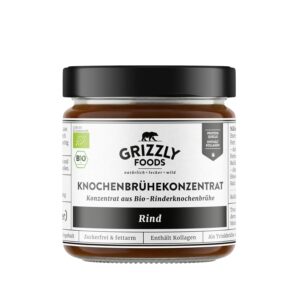 Grizzly Foods • Organic Bone Broth Concentrate • Beef 220g • 88g Collagen