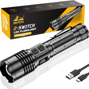 Torch LED Rechargeable 1000000 Lumen Extremely Bright 1500 m