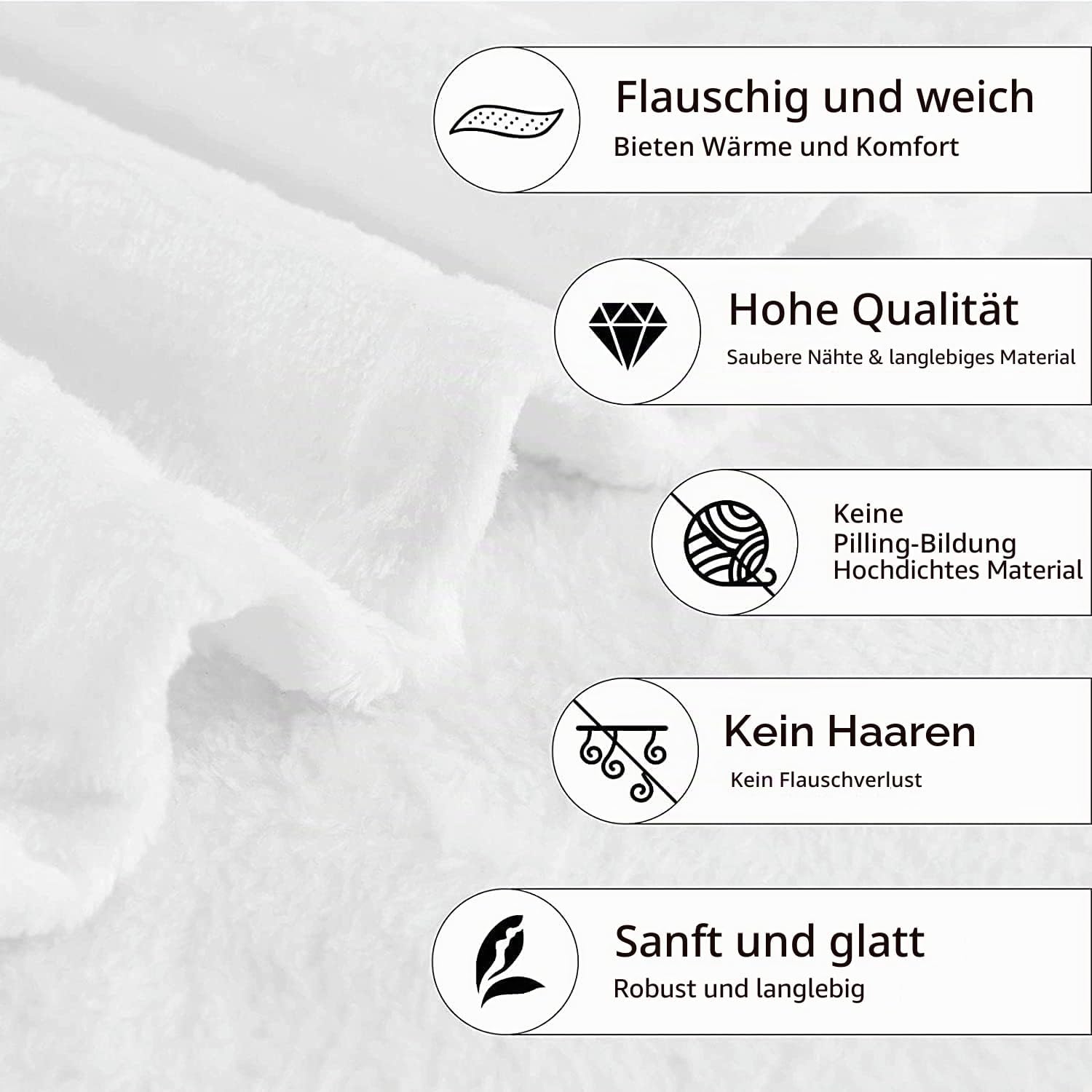 Cuddly Blanket Gifts Fluffy Father Daughter Deck 150 x 200 cm – Bild 3