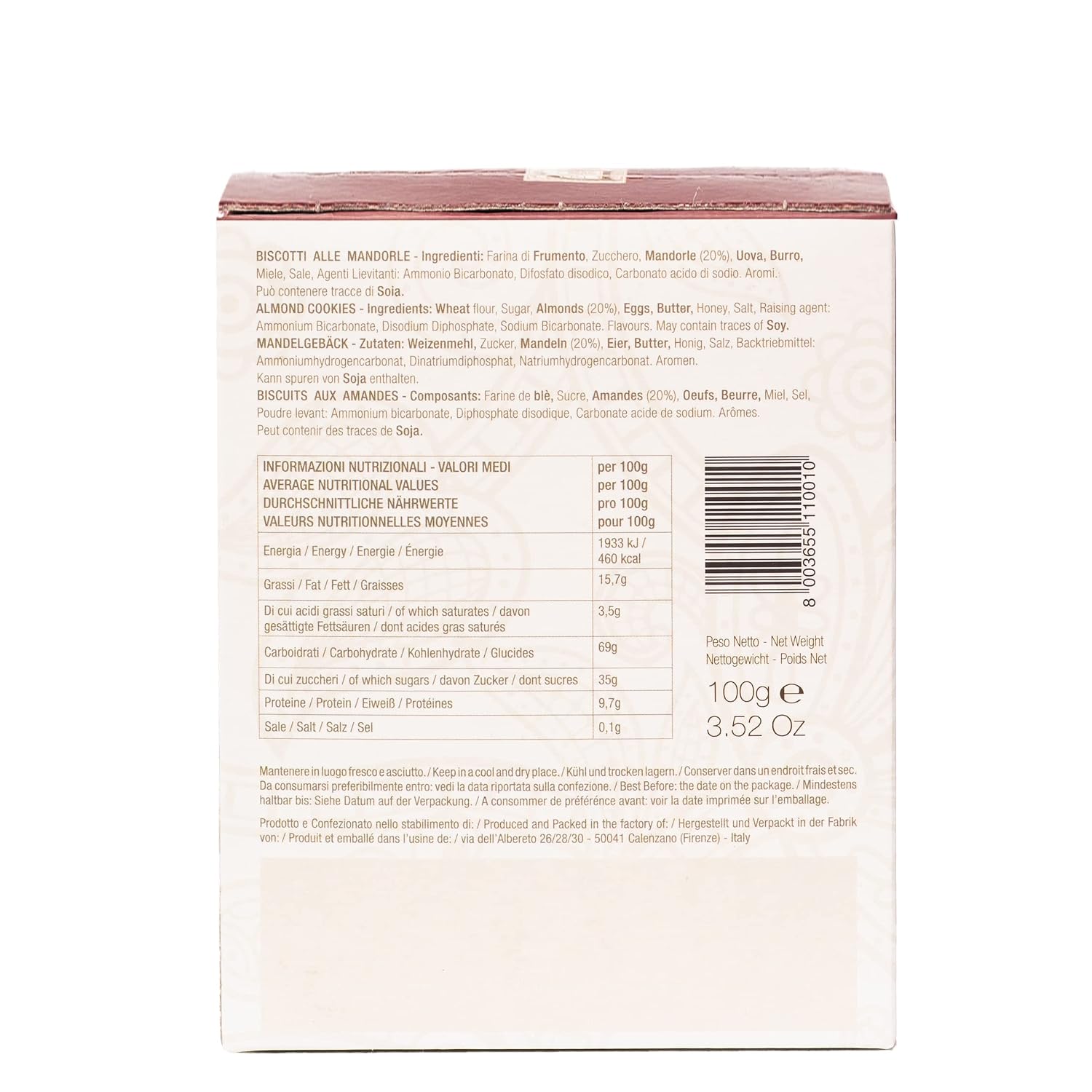 Stildolce - Original Tuscan Cantuccini Almond Pastry | Biscotti Italian (PACK200) – Bild 2