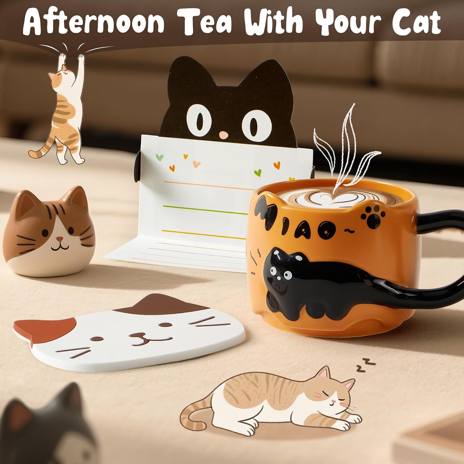 Cat Gift Girls Women Girlfriend Gift for Cat Lovers – Bild 2