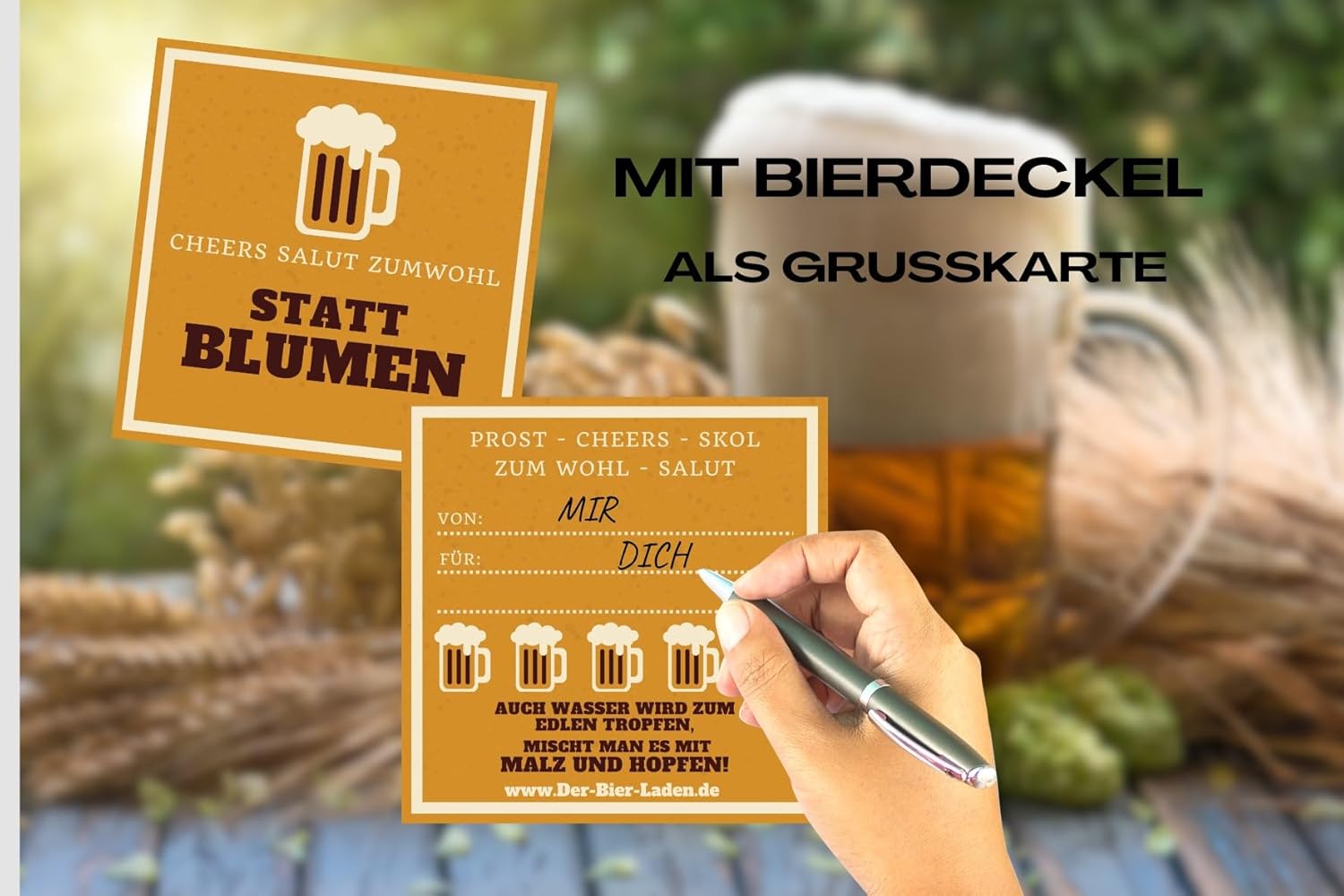 Beer Pack Alcohol-Free 12 x 0.5 L Bavarian Beers Pils Light Wheat Cellar Beer Including 0.96€ Deposit Beer Gift for Men Beer Tasting Gift Idea Christmas Advent Calendar – Bild 2