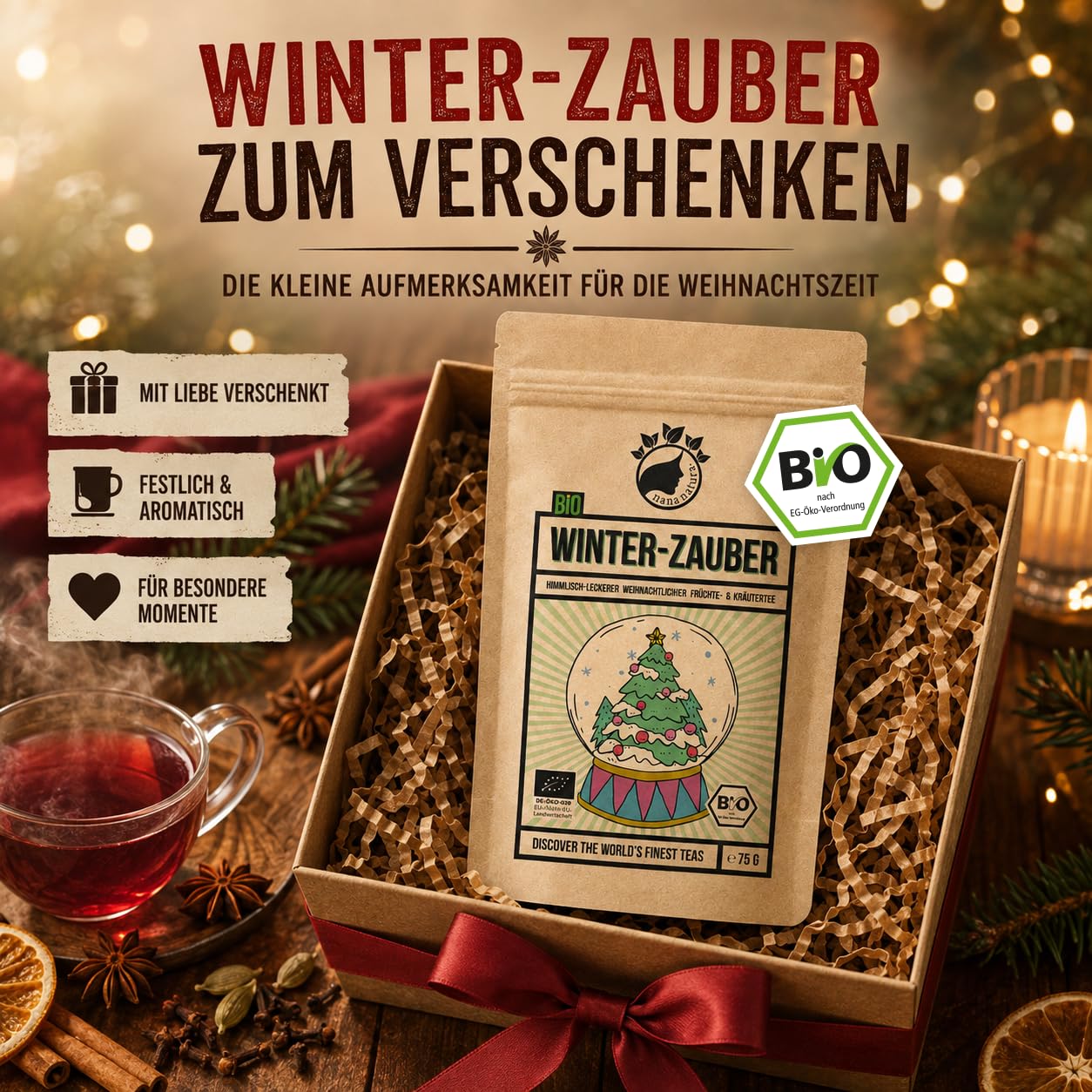 NanaNatura 's Organic Winter Magic - Christmas Tea with Apple & Spices – Bild 4