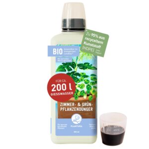 Plantura Organic Indoor and Green Plant Fertiliser, Liquid Fertiliser for Indoor Plants and Palm Trees, 800 ml