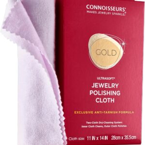 Connoisseurs Ultrasoft Jewelry Polishing Cloth Model #1012, Gold 1 Ea