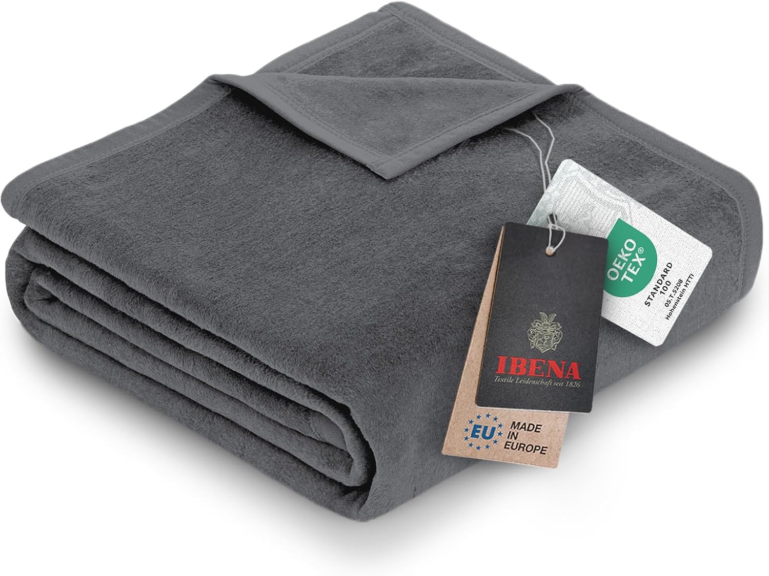 Ibena Cuddly Blanket / Bedspread / Wool Blanket, 150 x 200 cm