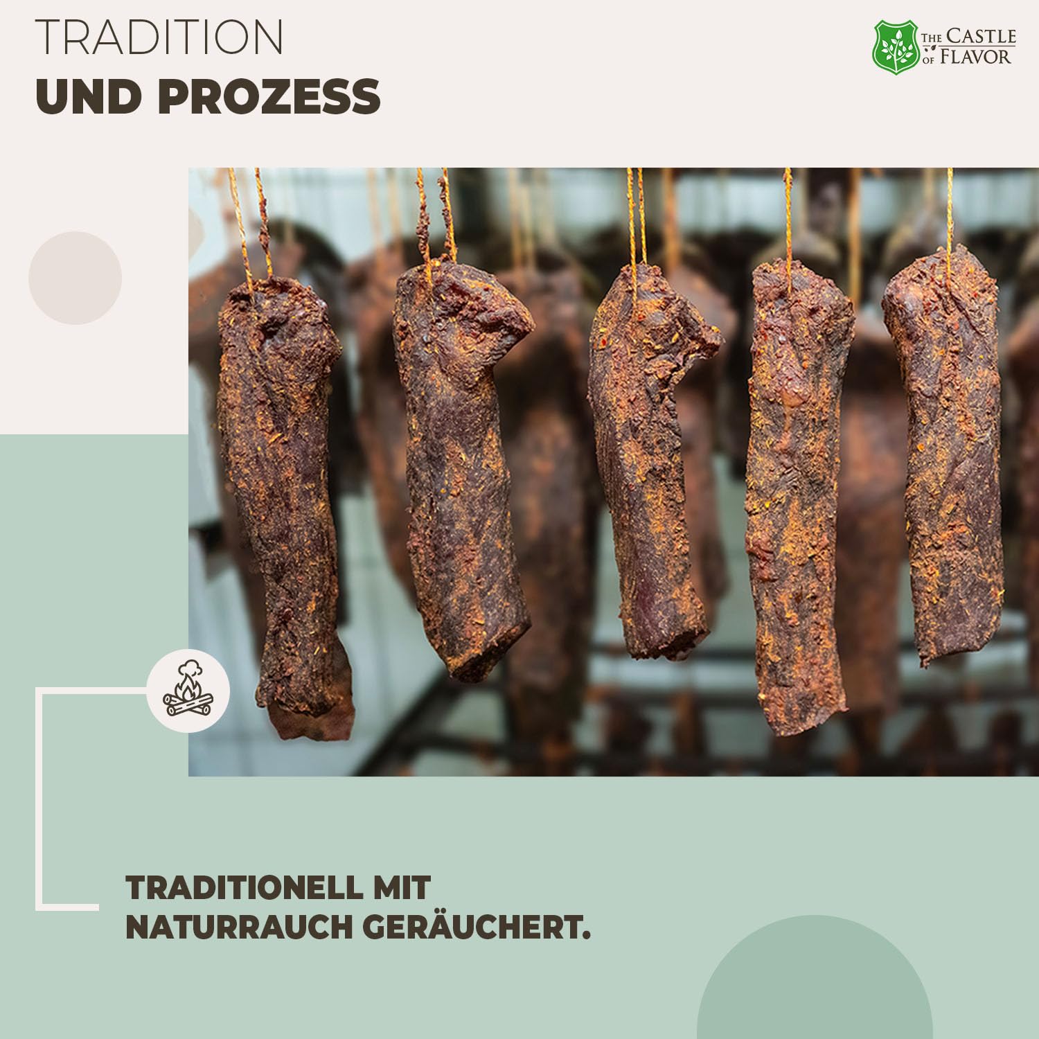 The Castle of Flavor Smoked Bacon with Herbs 400 g – Bild 3