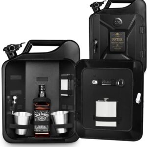 Maverton 20L Canister Mini Bar with Engraving, Jerrycan Metal Mobile Bar