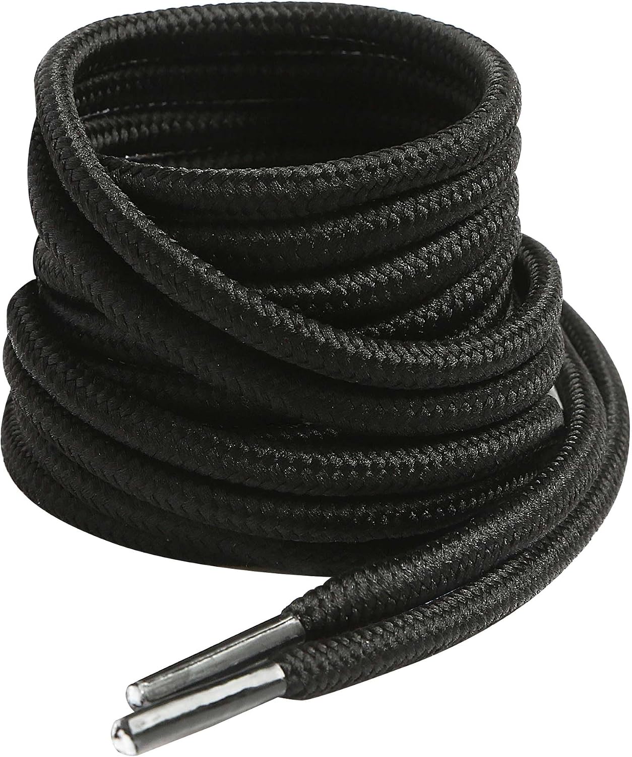 VSUDO Boot Laces, Round, Diameter 4 mm, Thin Shoelaces for Work, Outdoors, Hiking, Trekking Shoes, for Men and Women, Tear-Resistant Replacement Laces