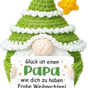 Gifts for Dad Christmas, Hand Crocheted Christmas Tree Figures