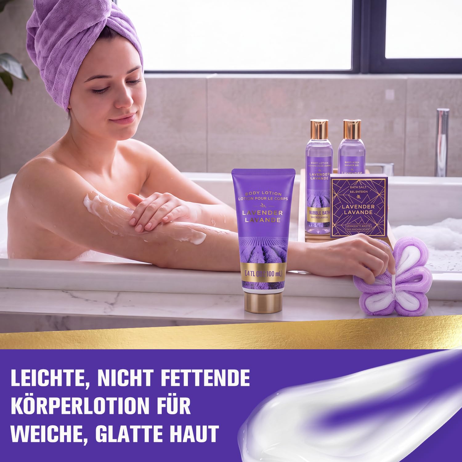 BODY & EARTH Bath Set for Women 10-Piece Gift for Women – Bild 4