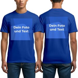 Cimpress Personalised Mens Cotton T Shirt S to 3XL