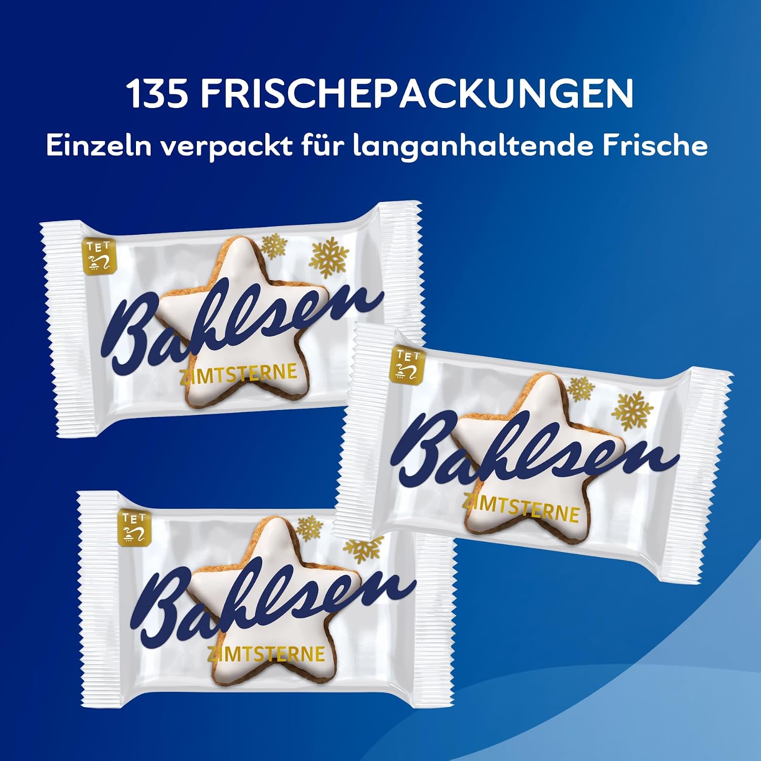 Bahlsen Zimtsterne - Pack of 1 Counter Dispensers - Hazelnut Cinnamon Pastry with White Glaze - Individually Wrapped (1 x 756 g) – Bild 5