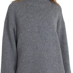 Style & Republic Women’s Oversize Cashmere Blend Turtleneck Jumper