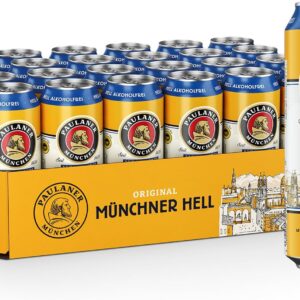 Paulaner Münchner Hell Alcohol-Free Disposable (24 x 0.5 L)