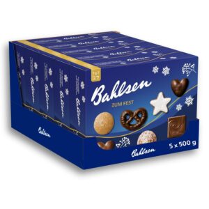 Bahlsen Zum Fest, Pack of 5, Christmas Pastry Mix (5 x 500 g)