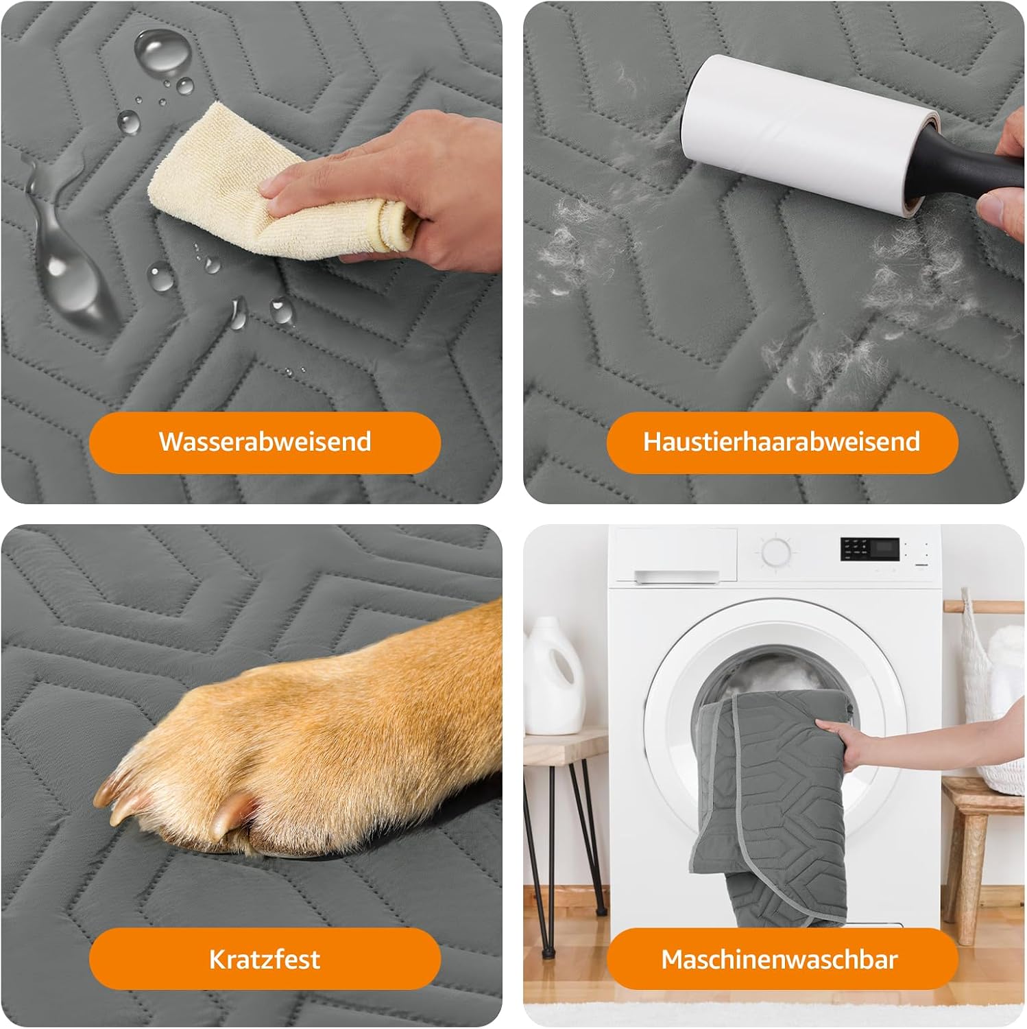 PICK FOR LIFE 97 x 190 cm Waterproof Dog Blanket, Washable Pet Blanket for Sofa and Bed, Reversible Blanket for Dogs and Cats, Suitable for Indoor and Outdoor Use – Bild 7