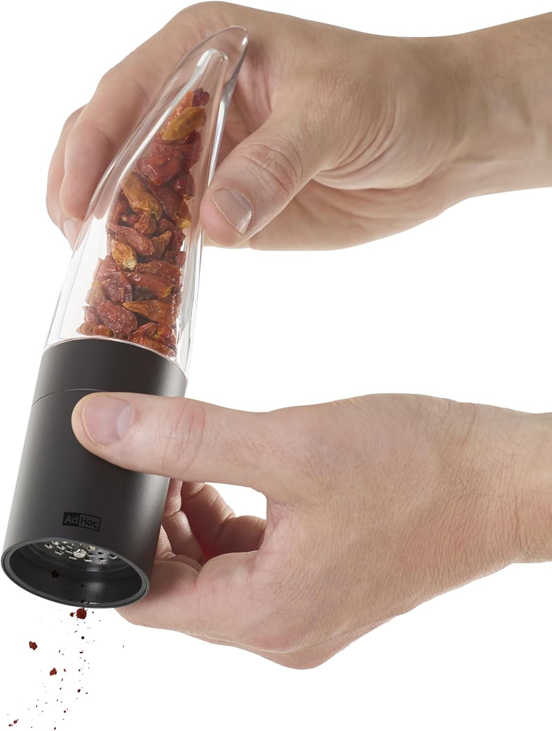 AdHoc Starter Gift Set | Pepe & Nutmeg Grinder in Black Including Filling Free | 2 Spice Cutters in Exclusive Gift Packaging Directly from AdHoc – Bild 3