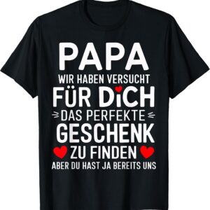 Dad Gift Birthday Funny Father’s Day Christmas Dad T-Shirt, black
