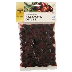 Blikas Greek Kalamata Olives with Core 2 x 250 g