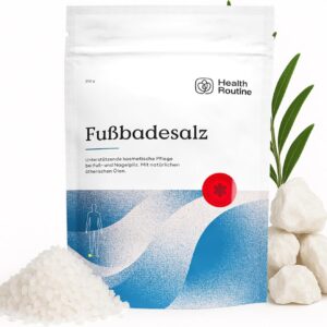 Health Routine Natural Foot Bath Salt with Tea Tree Oil – Pack of 1