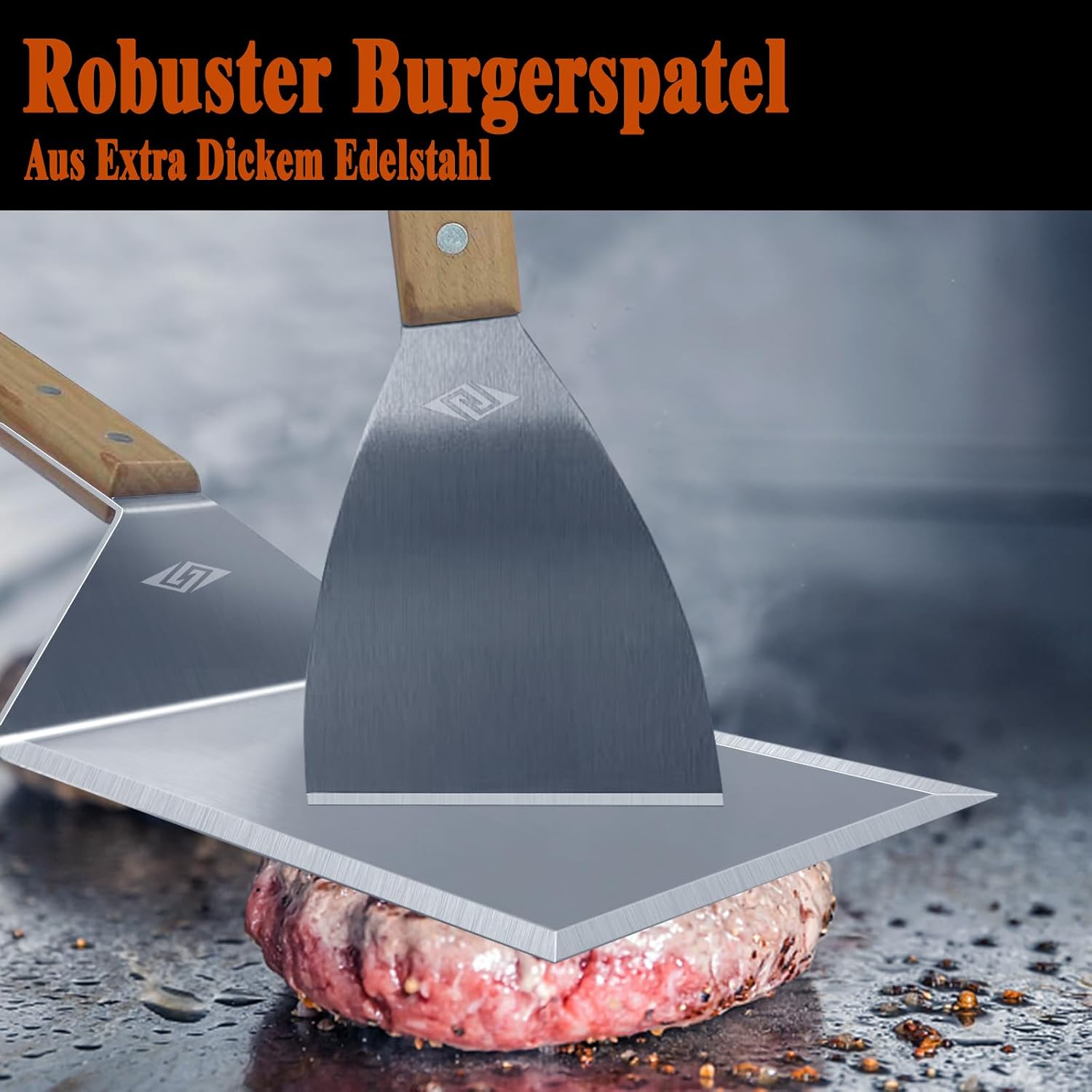 STEVEN-BULL S Stainless Steel Spatula for Smash Burger – Bild 2