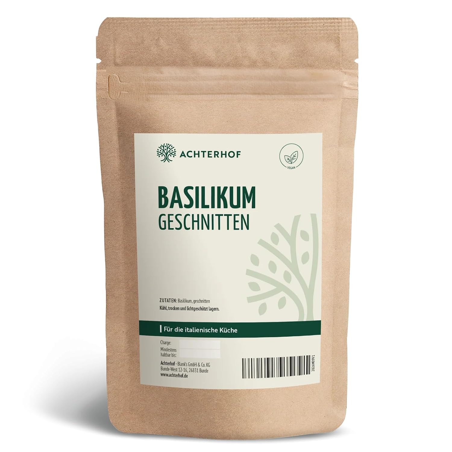 Basil Cut 500g | Achterhof – Bild 2