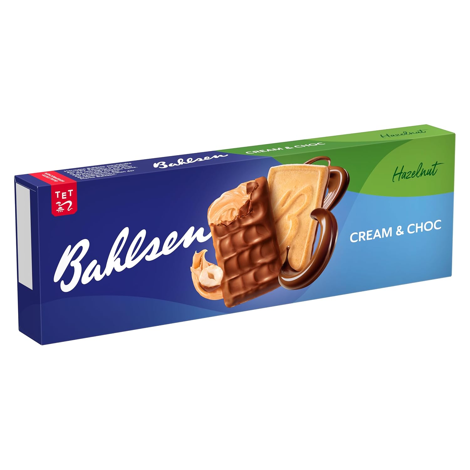 Bahlsen Hazelnut Cream & Choc Biscuits with Hazelnut Cream, 125 g