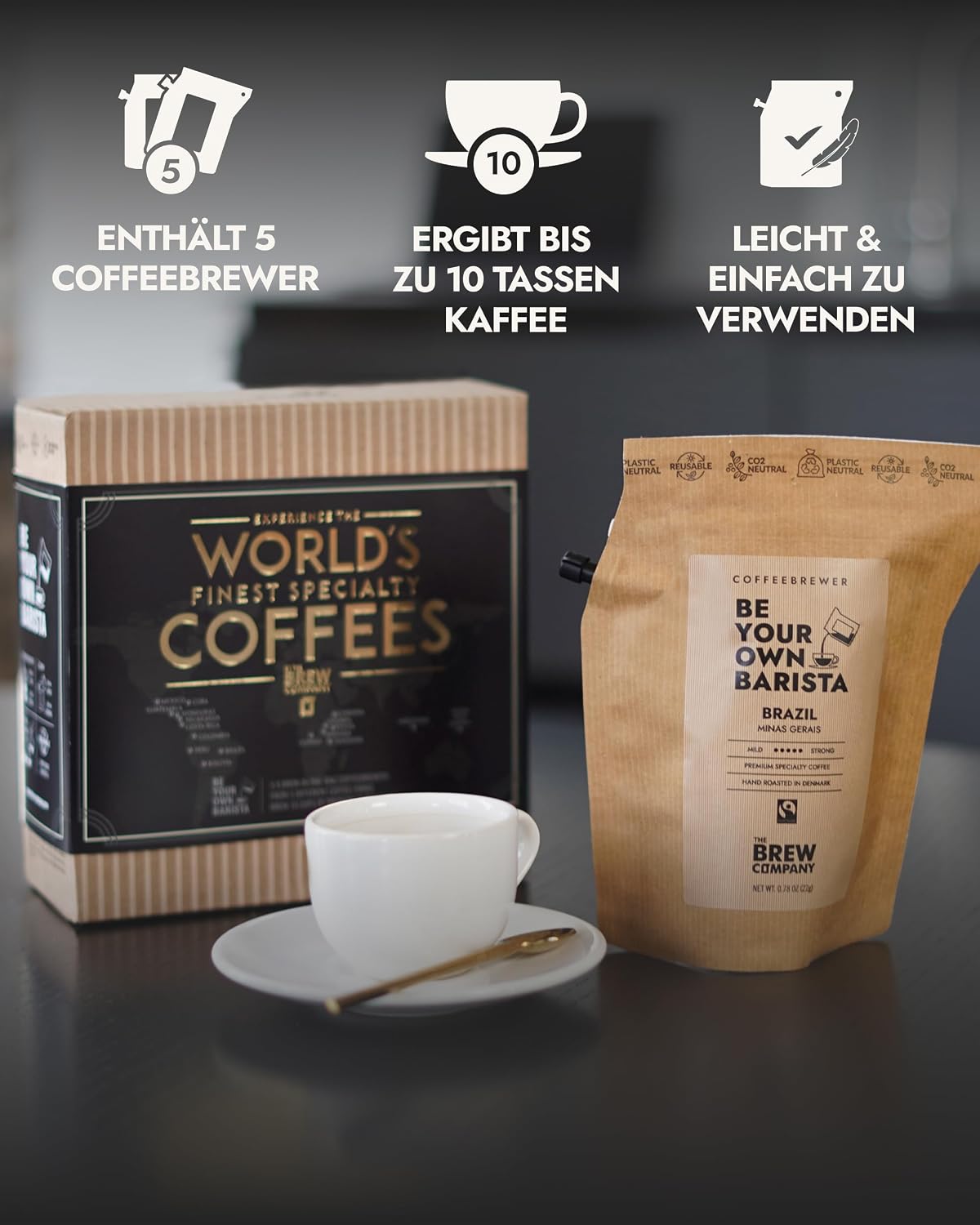Gourmet Coffee Gifts for Men & Women - 5 Coffees from Around the World – Bild 6