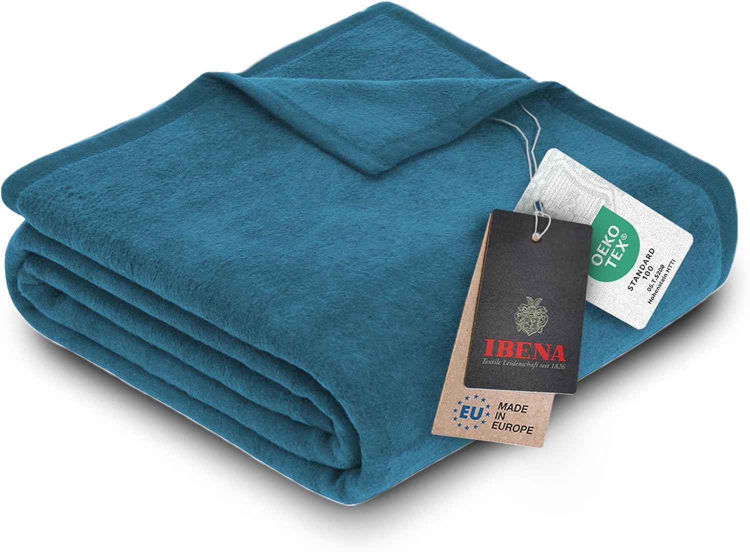Ibena Cuddly Blanket / Bedspread / Wool Blanket, 150 cm x 200 cm