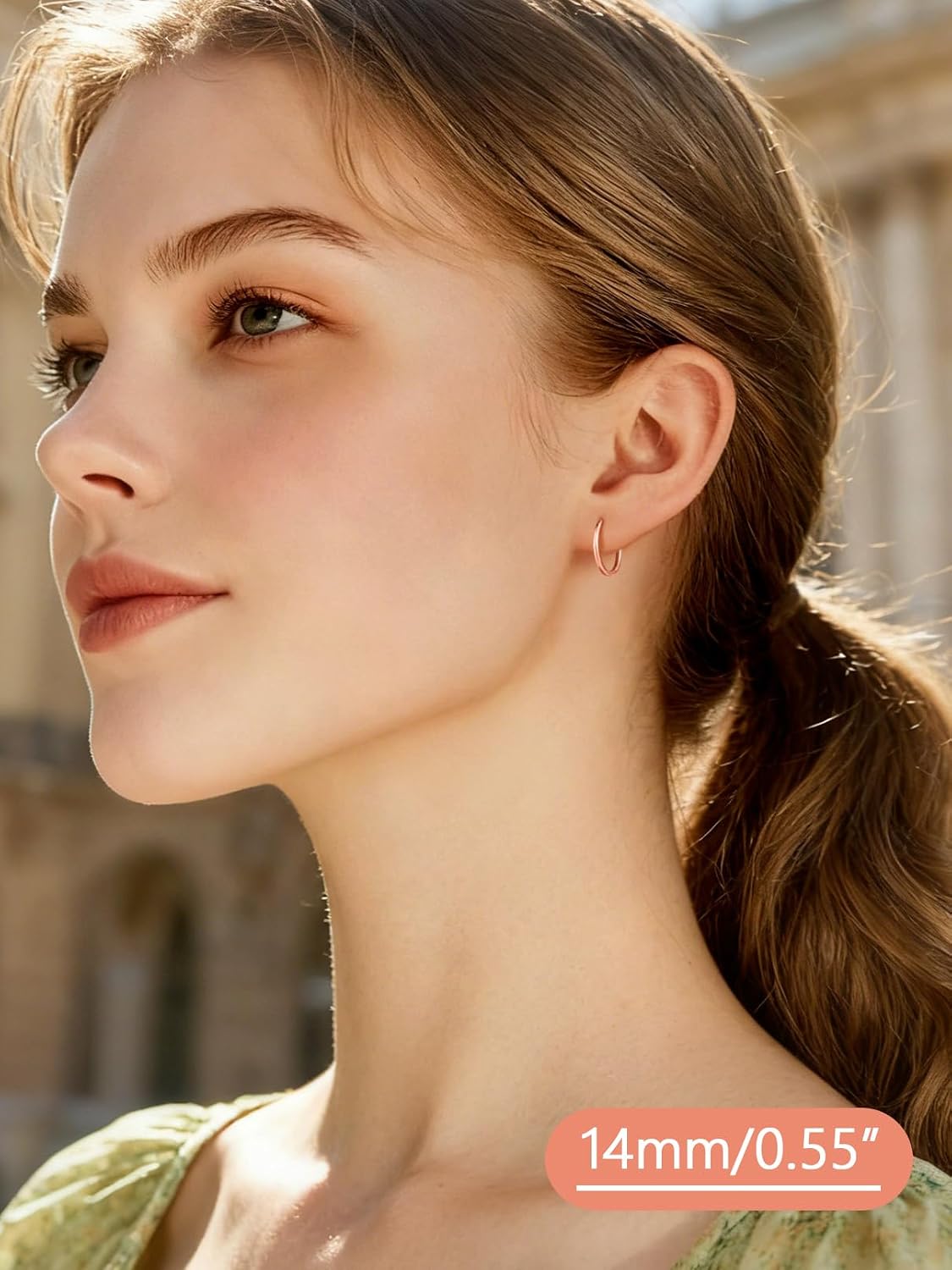 FaithHeart S925 Silver Earrings Women's Men's Stud Earrings Silver 925 Hoop Earrings Huggies 8/10/12/14/16/18/20 mm Helix Piercing Folding Hoop Earrings Silver Earrings Ear Piercing Silver Jewellery – Bild 3