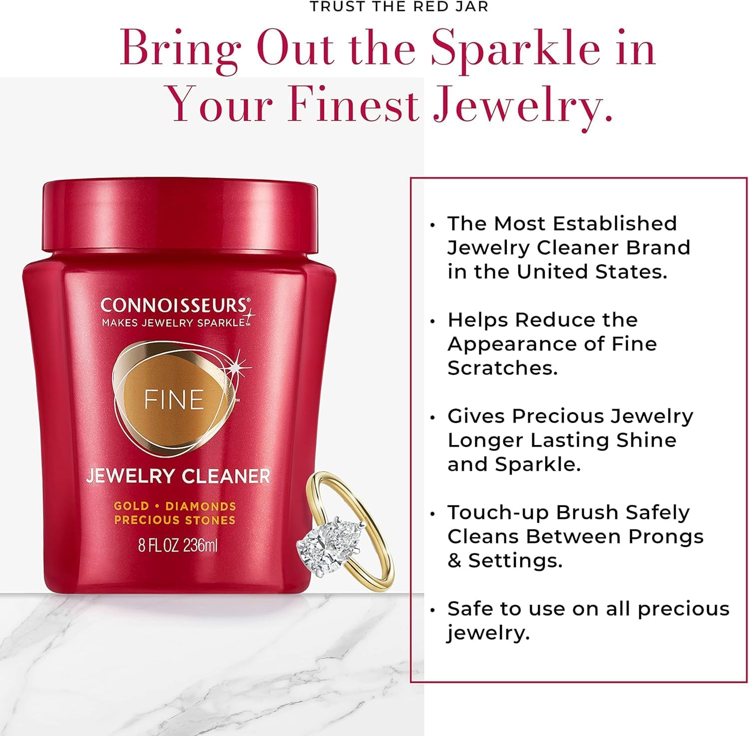 Connoisseurs Precious Jewelry Cleaner, 8 Fl Oz – Bild 2