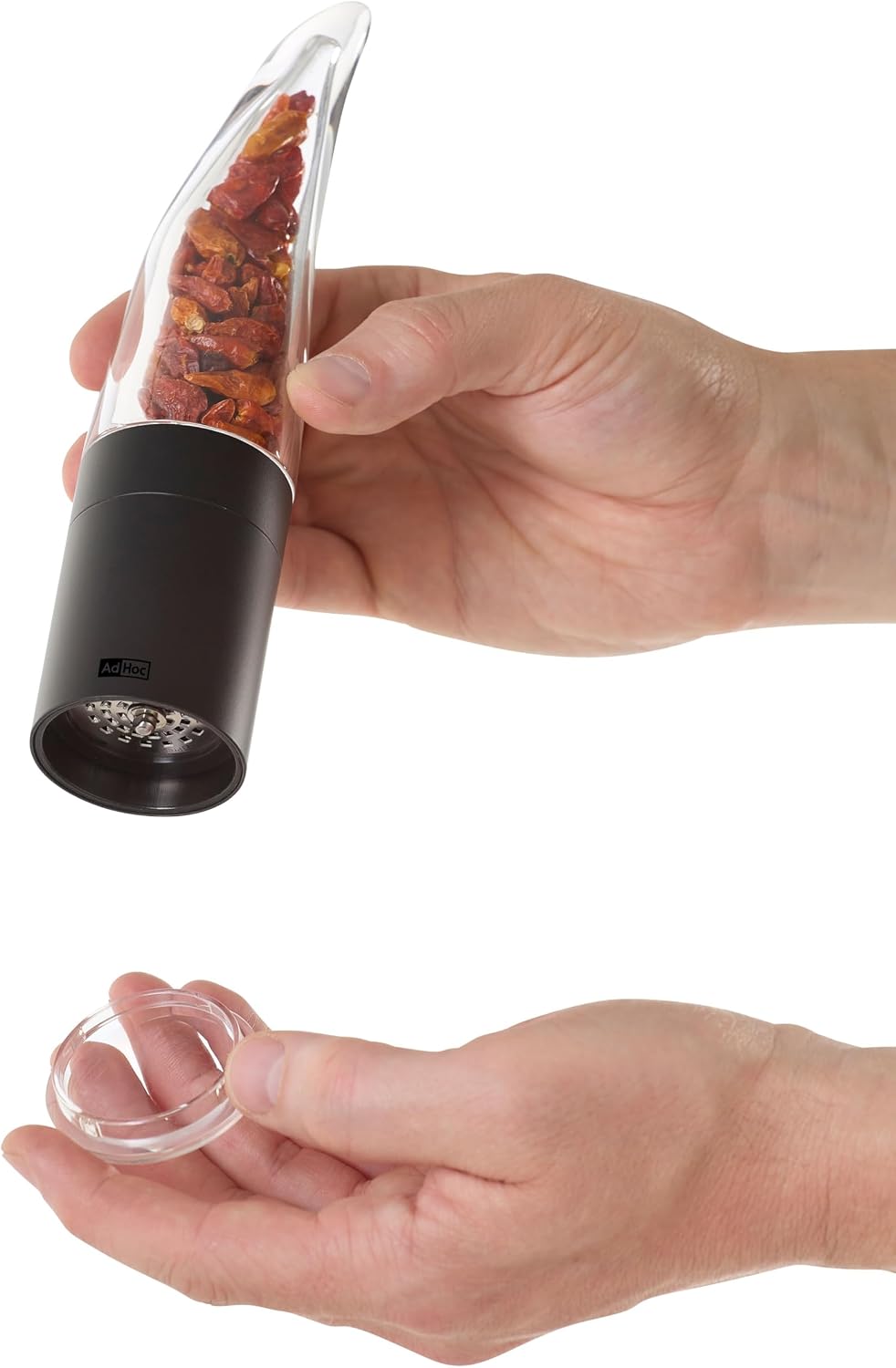 AdHoc Starter Gift Set | Pepe & Nutmeg Grinder in Black Including Filling Free | 2 Spice Cutters in Exclusive Gift Packaging Directly from AdHoc – Bild 2