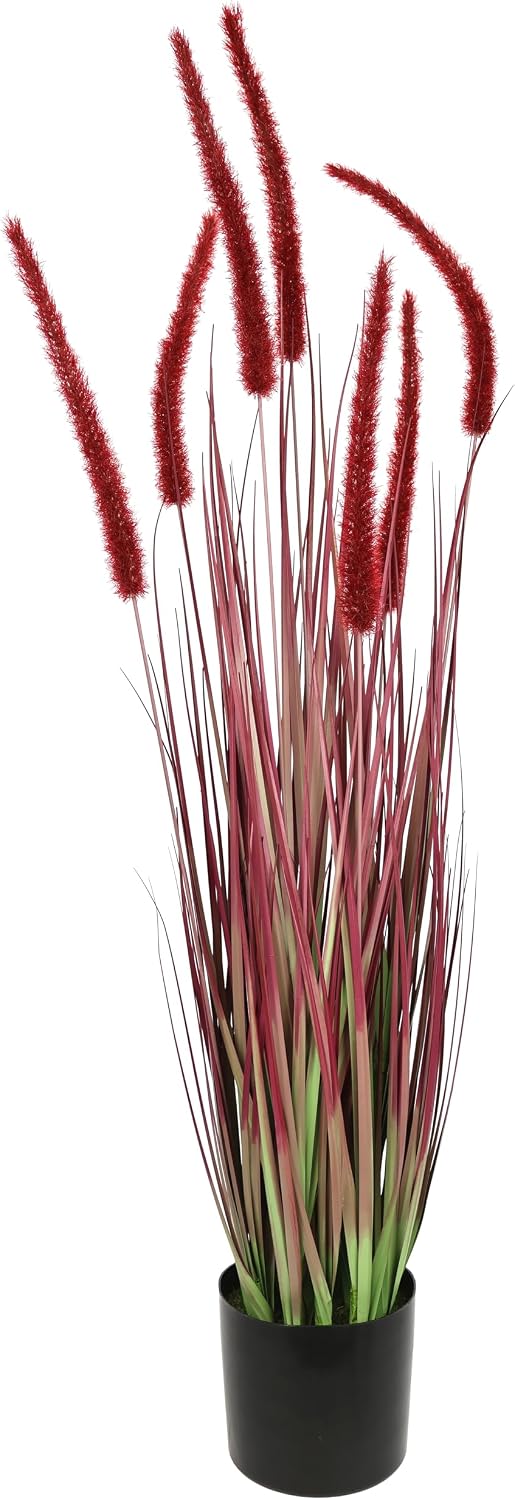 Fox Tail Grass in Pot Grass Artificial Plant Artificial Grass Ornamental Grass Green Plants Grass Bundle Grass Bundle Shore Grass Bush Decorative Grass Solitaire Grass Autumn Decoration Bristle Millet Panicoideae Sweet Grasses – Bild 2