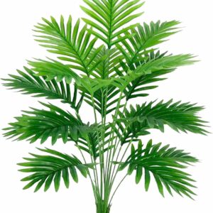Artificial Palm Tree Plants 84 cm Areca Palm Tree Decorative Tropical Jungle Artificial Plastic Plants with 18 Trunks Artificial Leaves Indoor Home Office Garden Home Decoration